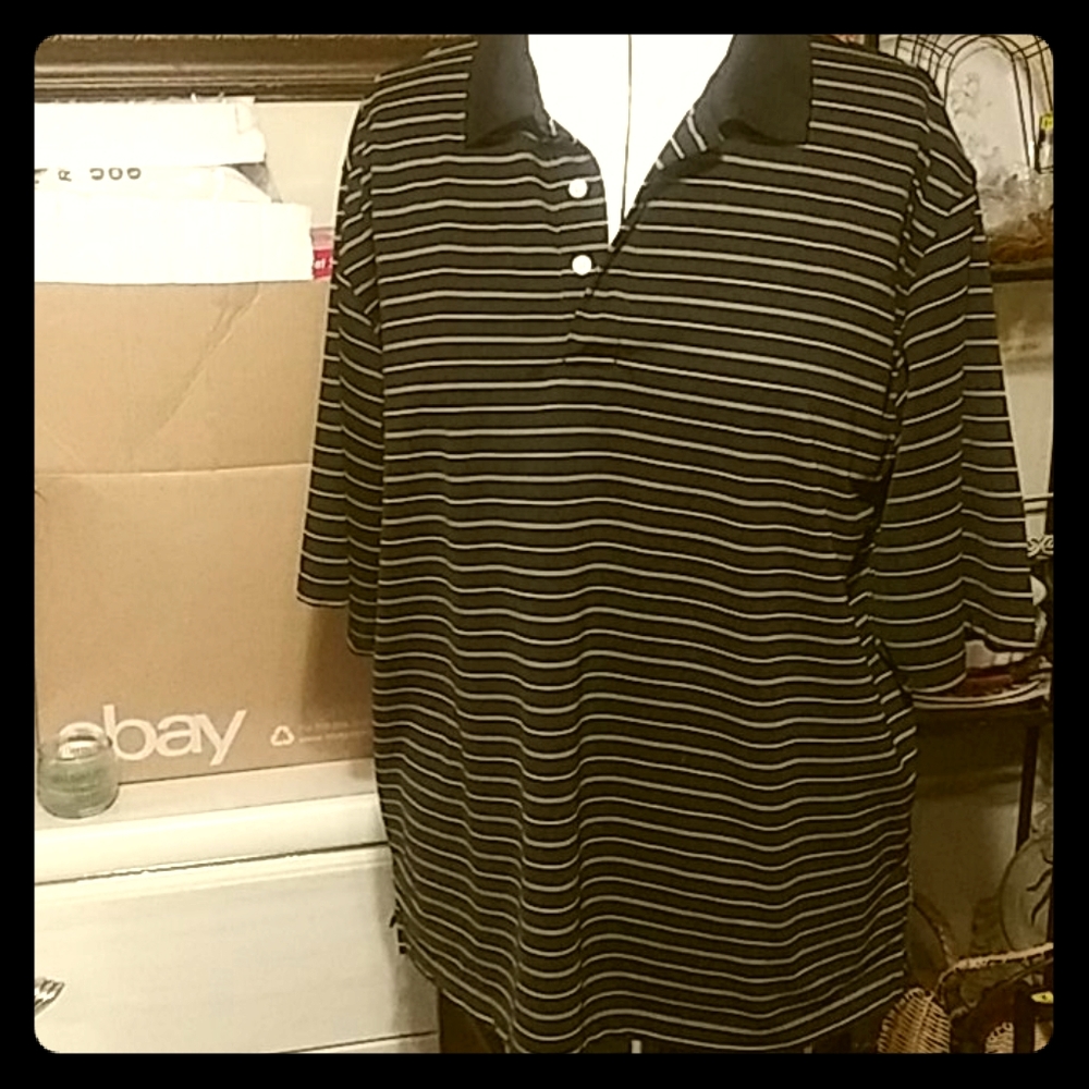 Men's Striped Golf Shirt
